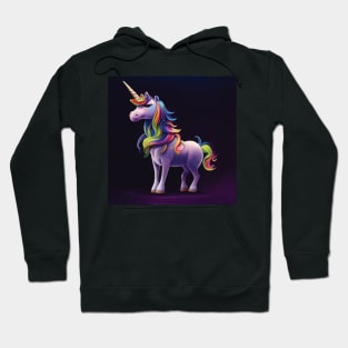 Rainbow Unicorn Art Hoodie